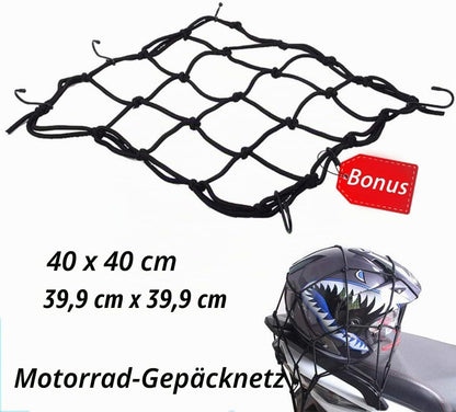 Motorrad Hecktasche Wasserdicht, Universelle Motorradtasche mit Regenhülle und Schultergurt