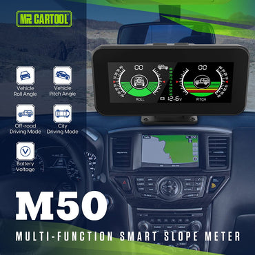 MRCARTOOL M50 Auto Neigungsmesser Kfz GPS Tacho Digital Auto HUD