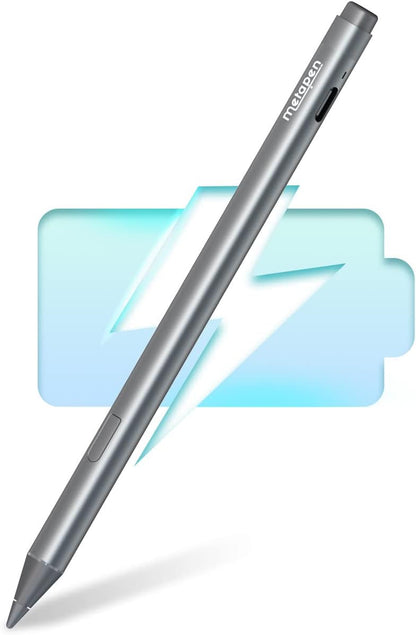 Metapen Stift M2 für Surface, 4096 Druckstufe, Tail-Radierer, Neigungserkennung, USB-C-Aufladung