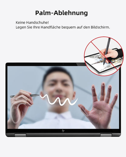 Metapen Stift M2 für Surface, 4096 Druckstufe, Tail-Radierer, Neigungserkennung, USB-C-Aufladung