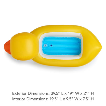 Munchkin White Hot aufblasbare Baby Bade Ente Tube