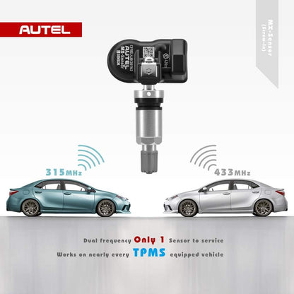 Autel MX-Sensor 315 et 433 MHz 2 en 1 capteur de recul TPMS barre de programmation ventilateur métallique