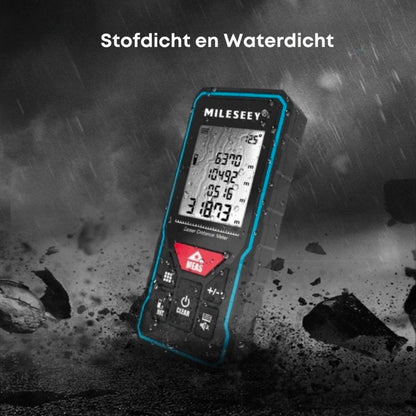 Mileseey Laser-Entfernungsmesser,40 Meter Reichweite,Digitales Messgerät, Schwarz/Blau