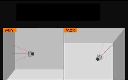 Mileseey Laser-Entfernungsmesser,40 Meter Reichweite,Digitales Messgerät, Schwarz/Blau