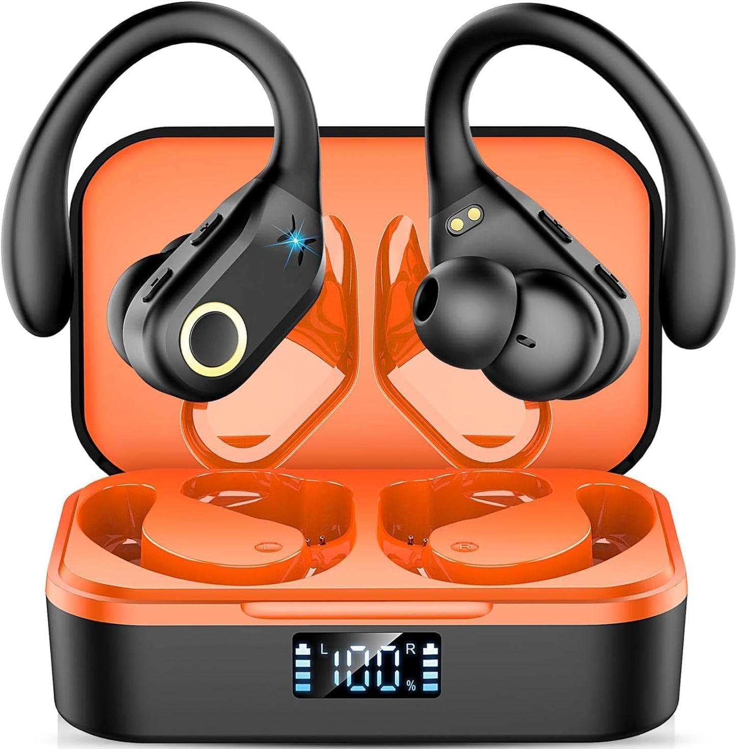 Mystic Wireless Earbuds Bluetooth 5.3 Kopfhörer Stereo Bass, ENC Noise Cancelling