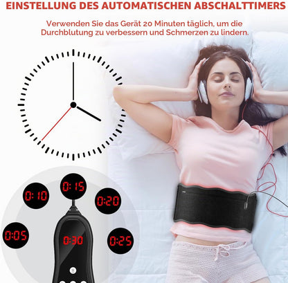 Rotlicht Therapieband für Körper, 660nm & 850nm Infrarotlicht Therapie Gürtel