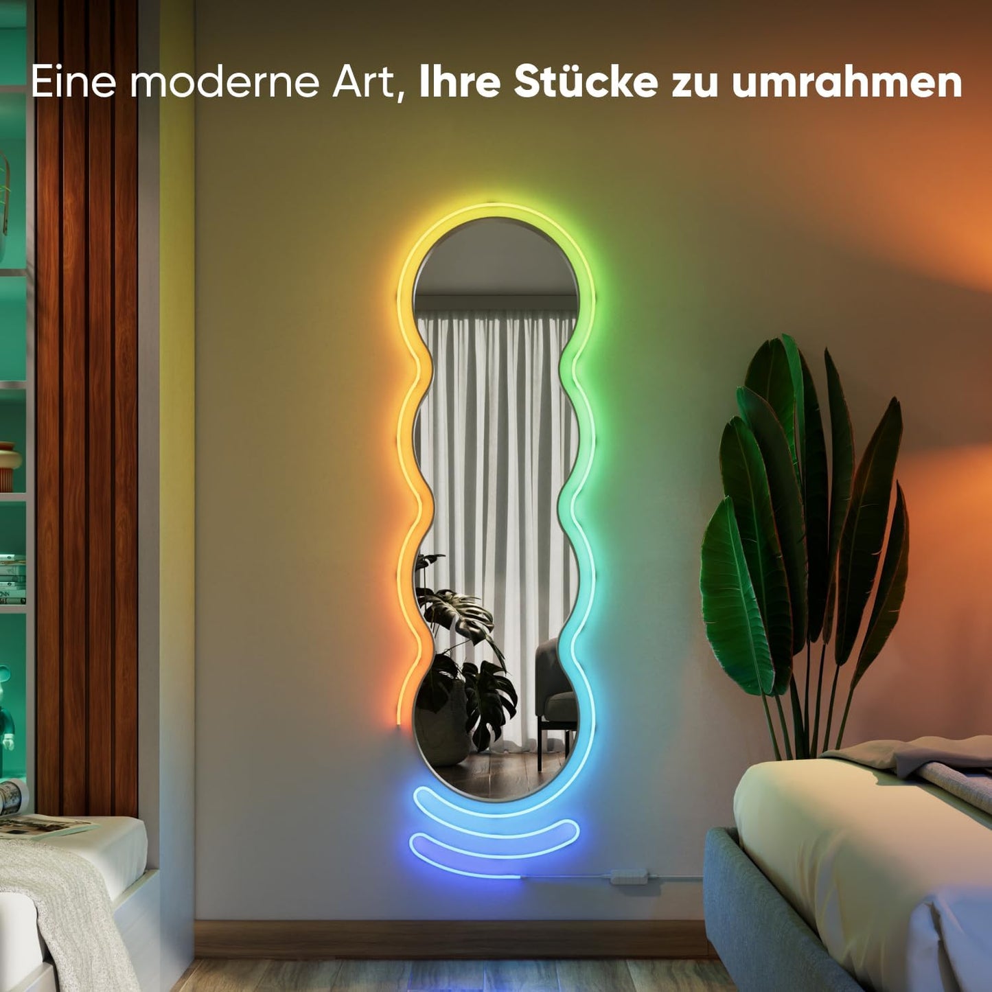 Nanoleaf Matter Neon Rope Streifen 5M, WLAN Biegsamer LED Strip,Sprachsteuerung