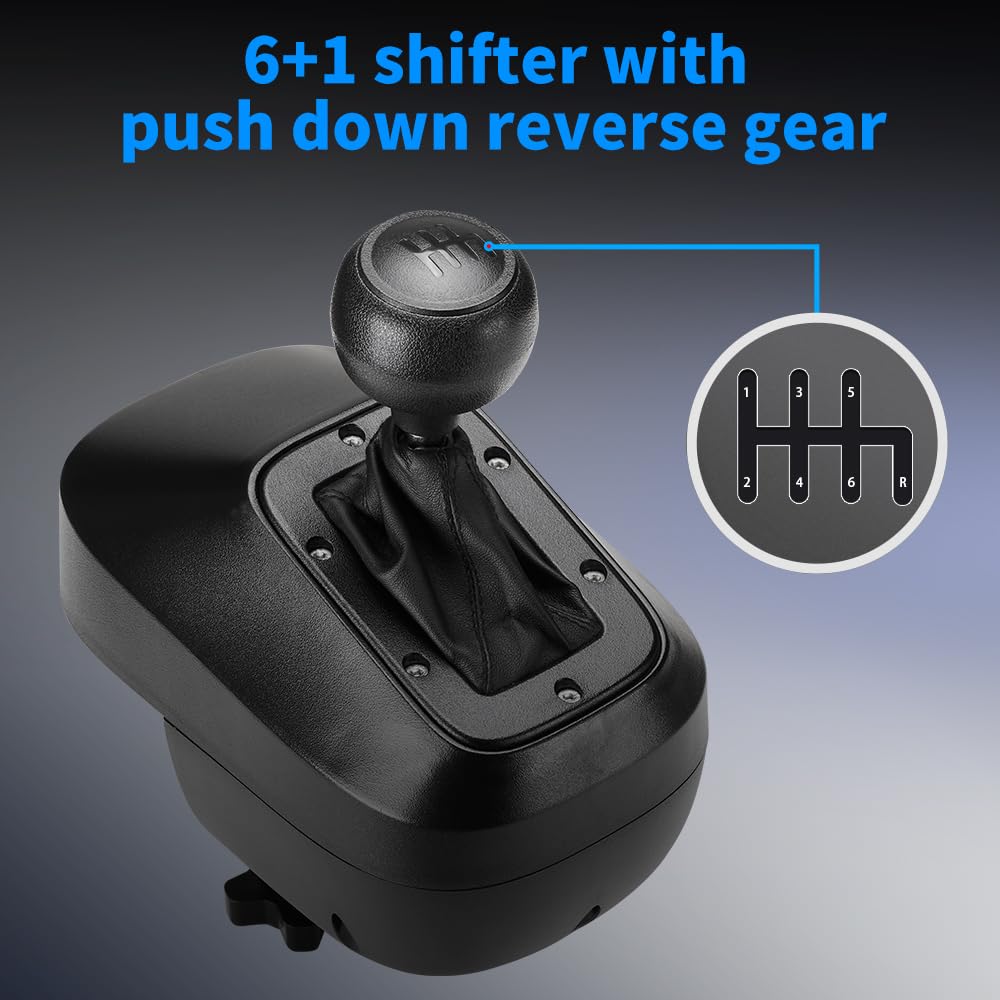 NBCP USB Driving Force Shifters für Rennspiele H Gear Shift für Lenkrad PC