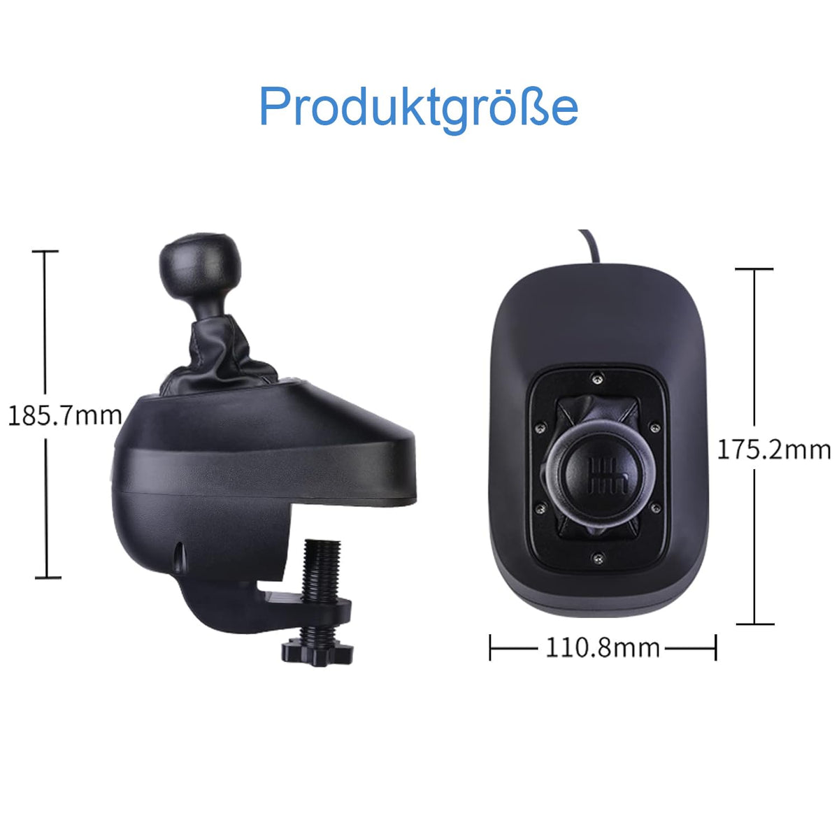 NBCP USB Driving Force Shifters für Rennspiele H Gear Shift für Lenkrad PC