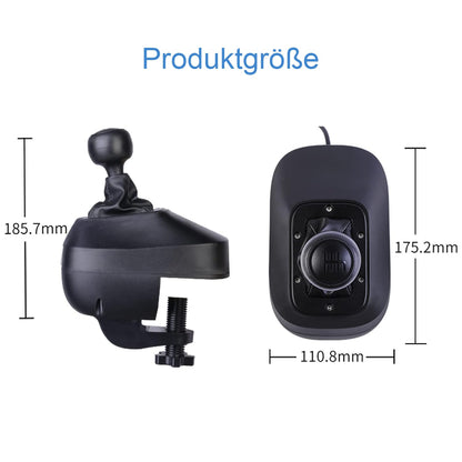 NBCP USB Driving Force Shifters für Rennspiele H Gear Shift für Lenkrad PC