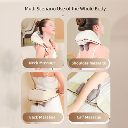 Nackenmassagegerät, Schultern und Rücken mit Wärme, elektrisches Shiatsu-Massagegerät