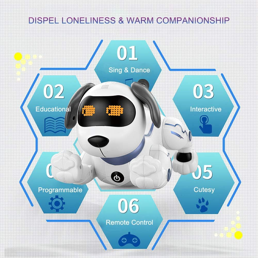 LE NENG TOYS K16A Fernbedienung Roboter Hund Elektronische Haustiere Stuntdog Spielzeug für Kinder