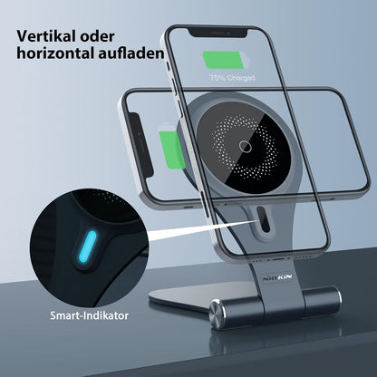 Nillkin MagStand Magsafe Induktive Ladegerät Ständer,Schnelles kabelloses, Grau