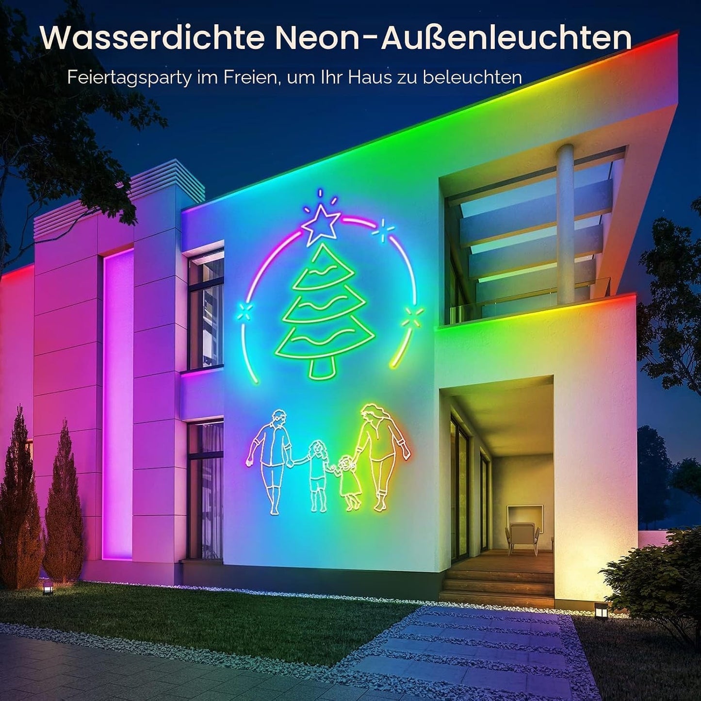 10M Neon LED Strip, Flexible LED Strips, RGB Control with App/Remote,IP65