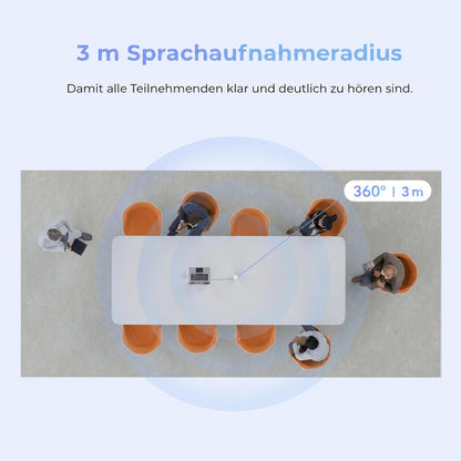 NUROUM Videokonferenz-Webcam mit Mikrofon&Lautsprecher, C10 1080P Kamera