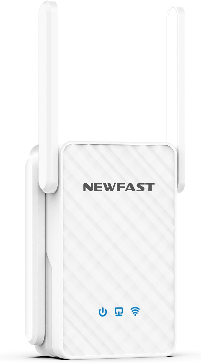 NEWFAST WiFi 6 Verstärker WiFi Leistungsstark AX3000  Gigabit-Ethernet-Anschluss