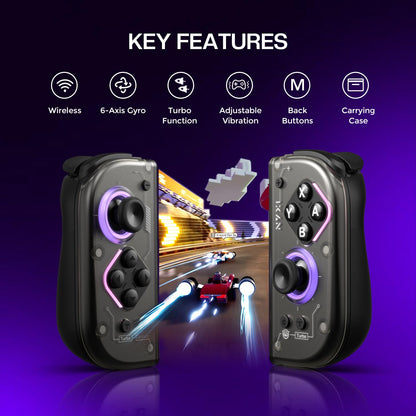 NYXI Hyperion 2 Wireless Controller für Switch/Switch OLED/LCD, Hall-Effekt-Joystick