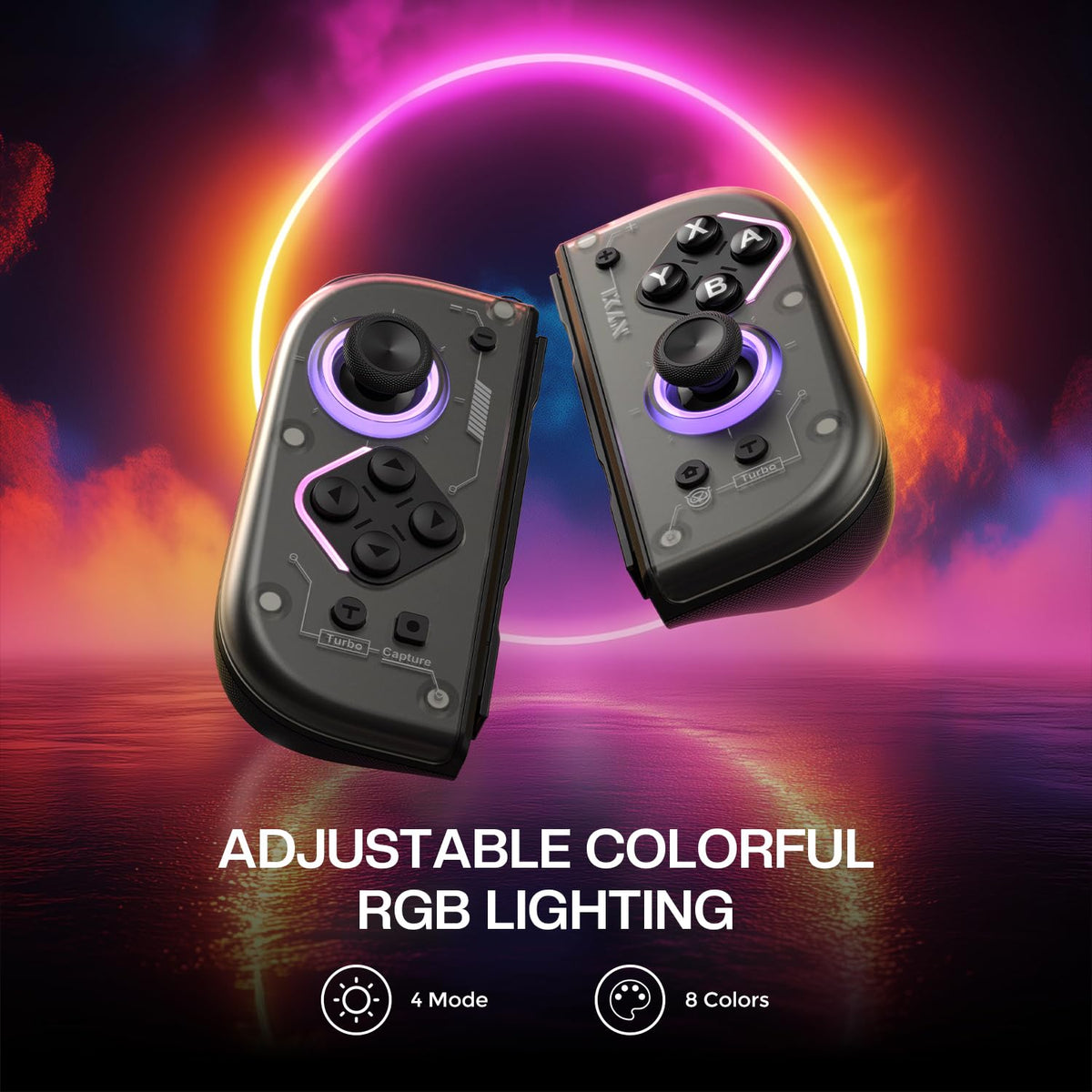 NYXI Hyperion 2 Wireless Controller für Switch/Switch OLED/LCD, Hall-Effekt-Joystick