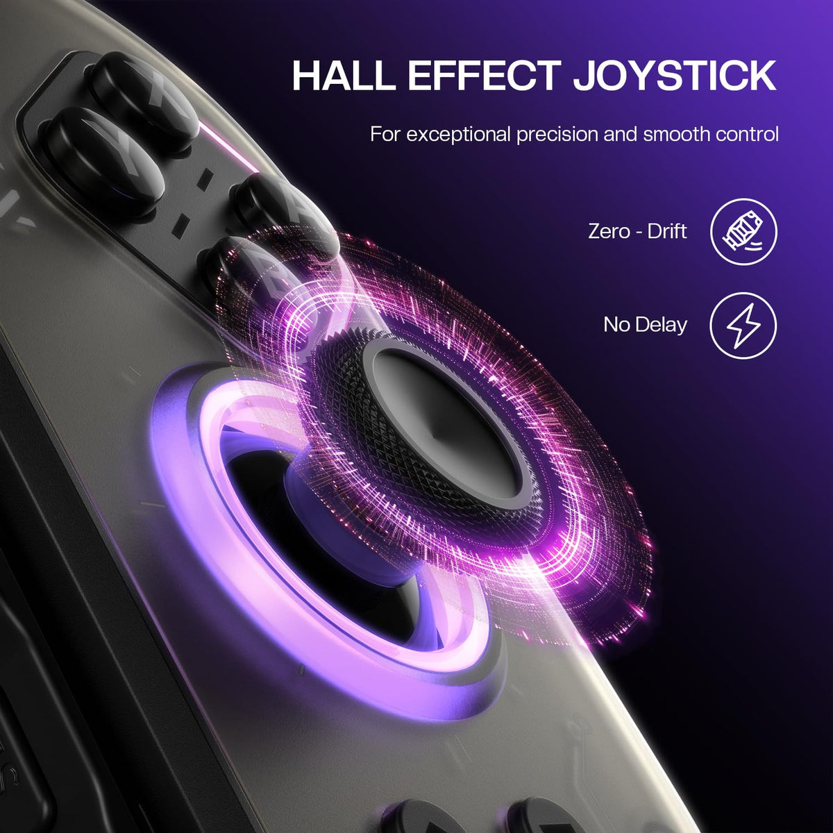 NYXI Hyperion 2 Wireless Controller für Switch/Switch OLED/LCD, Hall-Effekt-Joystick