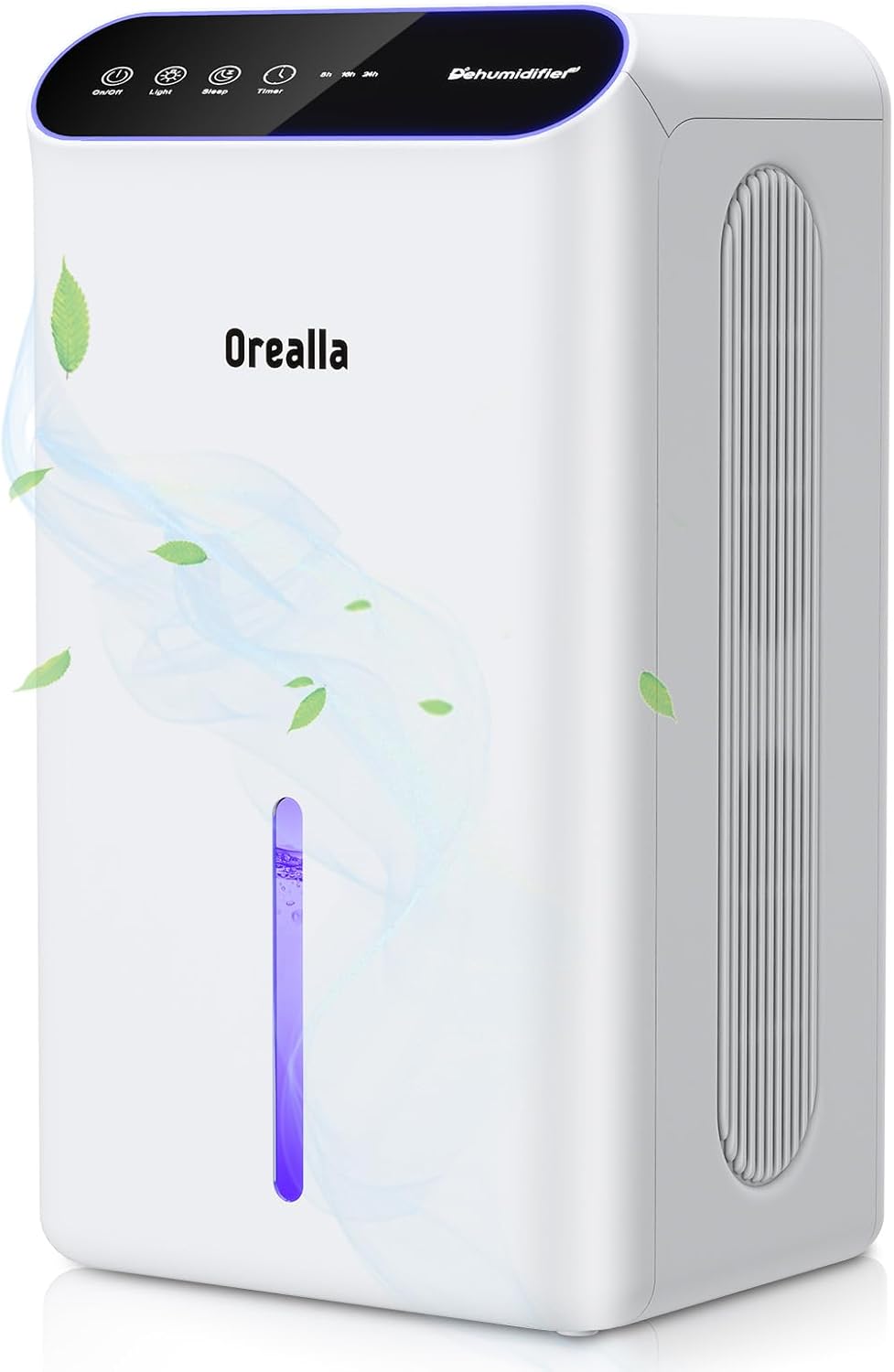Orealla Luftentfeuchter Elektrisch,Raumentfeuchter mit 30dB Schlafmodus 2.5L Tank Automatische Timer