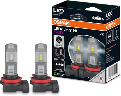 OSRAM LEDriving HL EASY H11 ECO PACKAGING Leuchtmittel 64211DWESY-2HB (2er Pack)[Energieklasse A]