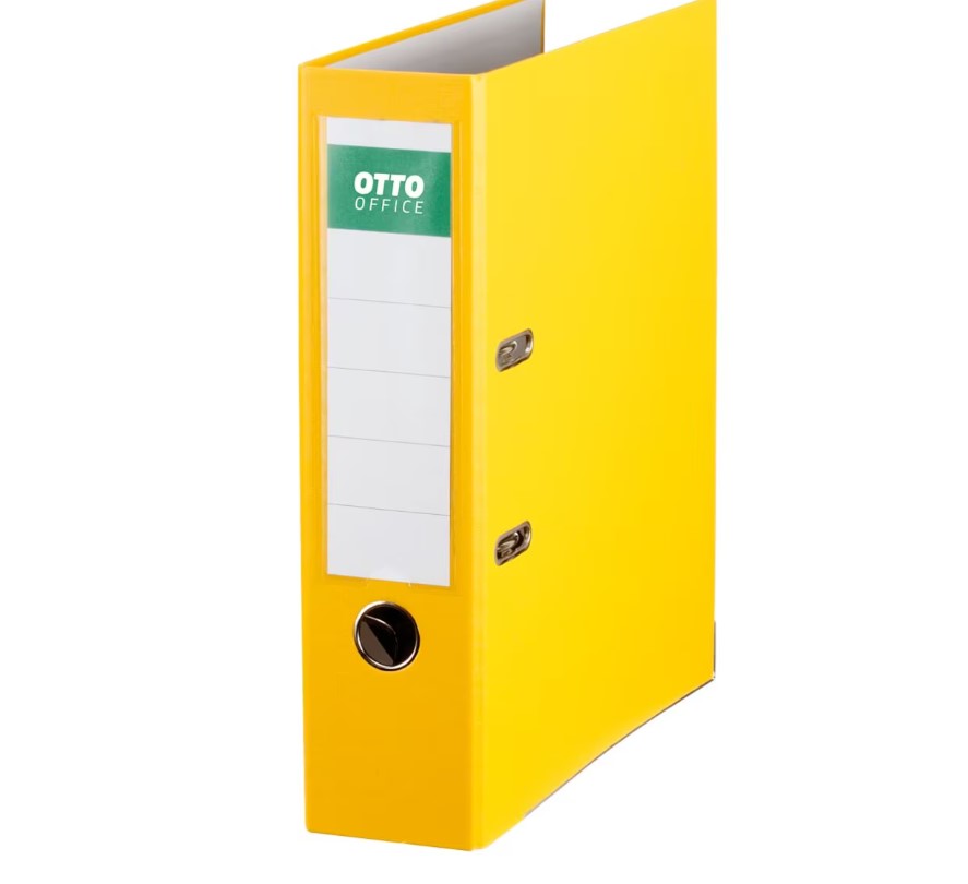 Classeur A4 OTTO Office Exclusive tricots jaune
