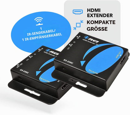 OREI 4K HDMI Over Ethernet CAT6/CAT7 Extender, Extender RJ45 4K @ 30Hz