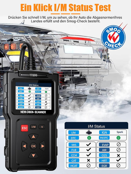 OBD2 Diagnosegerät OBD Auto Diagnose, Universal Auto Auslesegerät,