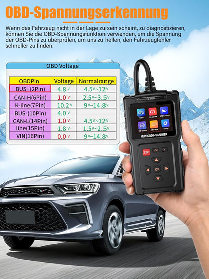 OBD2 Diagnosegerät OBD Auto Diagnose, Universal Auto Auslesegerät,