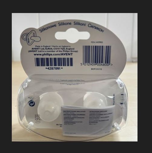 Philips Avent 2er-Pack 0-3 Monate 0-6 Monate Schnuller und 2 Babyflasche