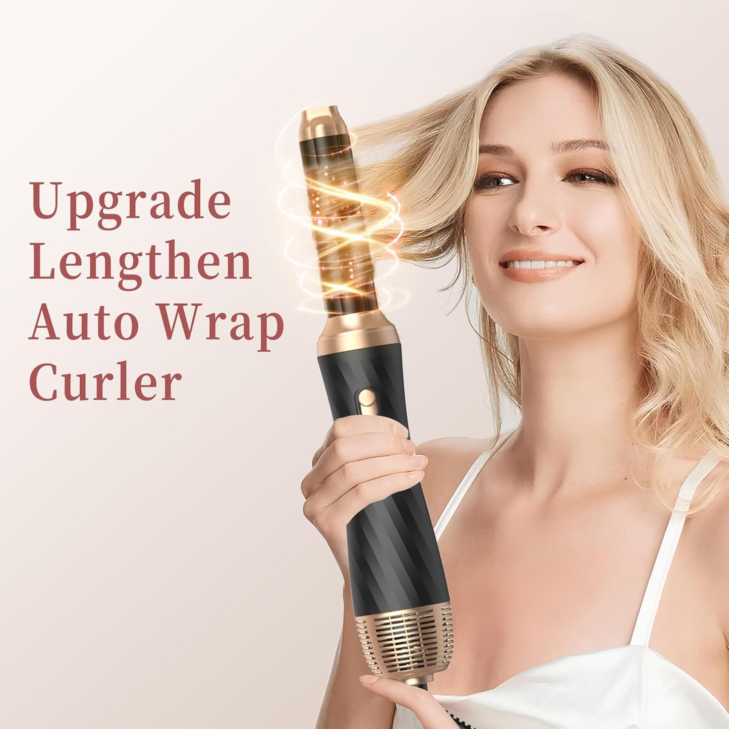 OKWRAP Haarstyler Airstyler set 6 In 1 Mit Rundbürstenföhn  Warmluftbürste