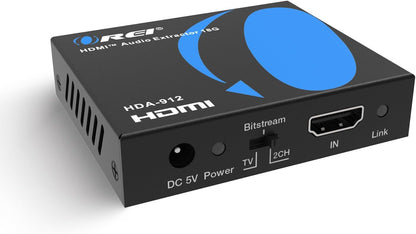 OREI 4K Audio Extractor HDMI UltraHD 4K @ 60Hz 18G HDMI 2.0 Audio Converter (HDA-912)
