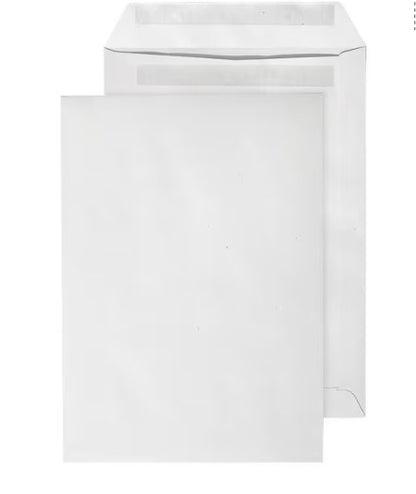 OTTO Office Recycling-Briefumschläge, Versandtschen,  C5 100 g/m² ohne Fenster, selbstklebend - 500 Stück