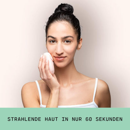 Ovall 2 antibakterielle Silikon-Gesichtsreinigungsbürste, modernste Sonic-Technologie, für alle Hauttypen (Türkis)