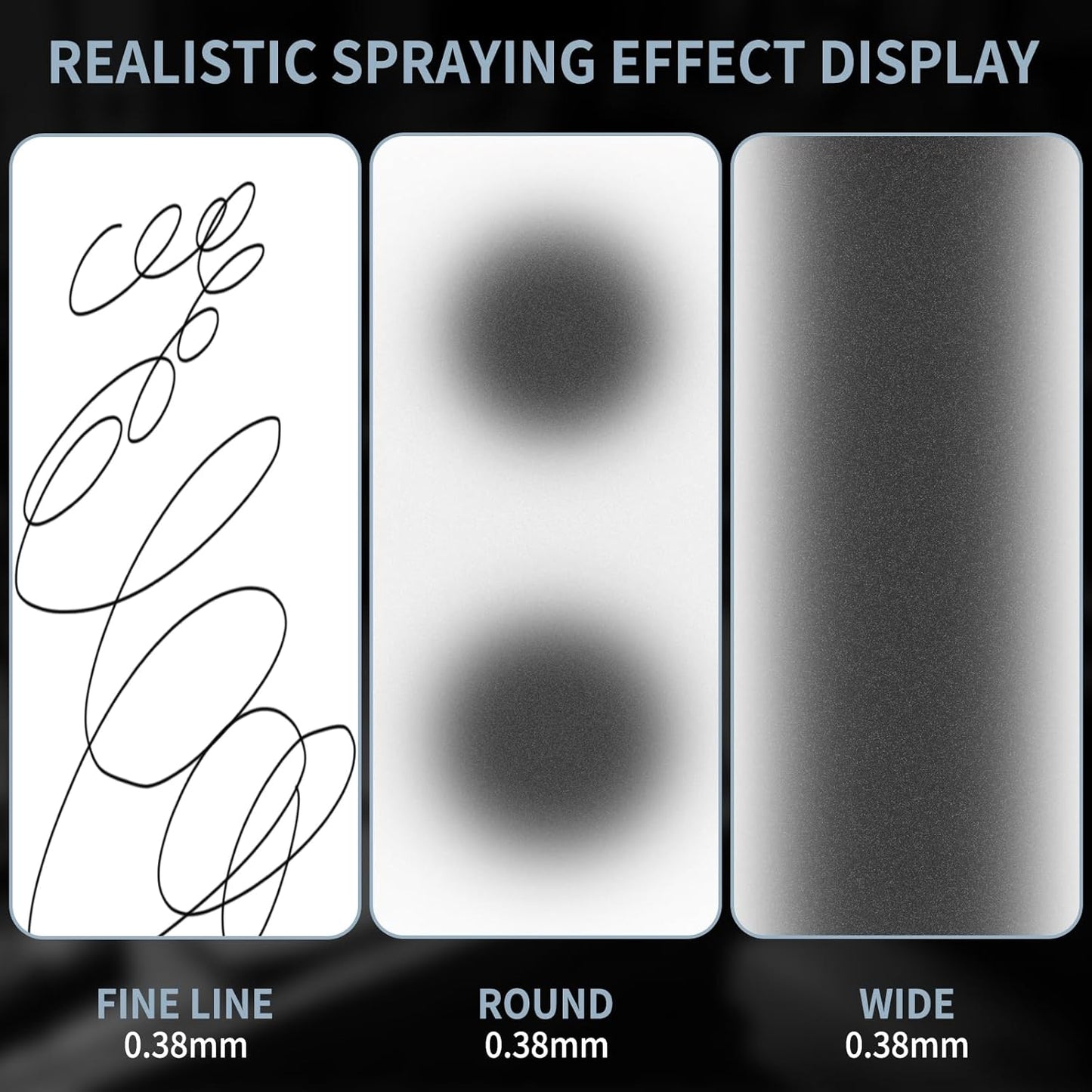Ovaga Airbrush-Kit, wiederaufladbar, kabellos, Airbrush-Kompressor,Airbrush-Set, tragbar, kabellos,