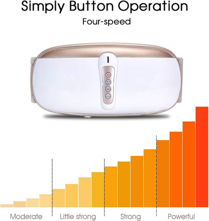 OWAYS Bauchweggürtel, Massagegürtel Abnehmgerät, Vibrationsmassage, 4 Massagemodi
