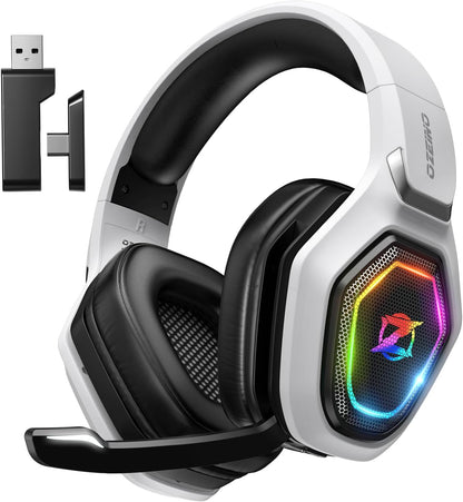 Ozeino OW810 40H Wireless Gaming Headset, Dual-Modus(2.4GHz+BT) mit 7.1 Surround