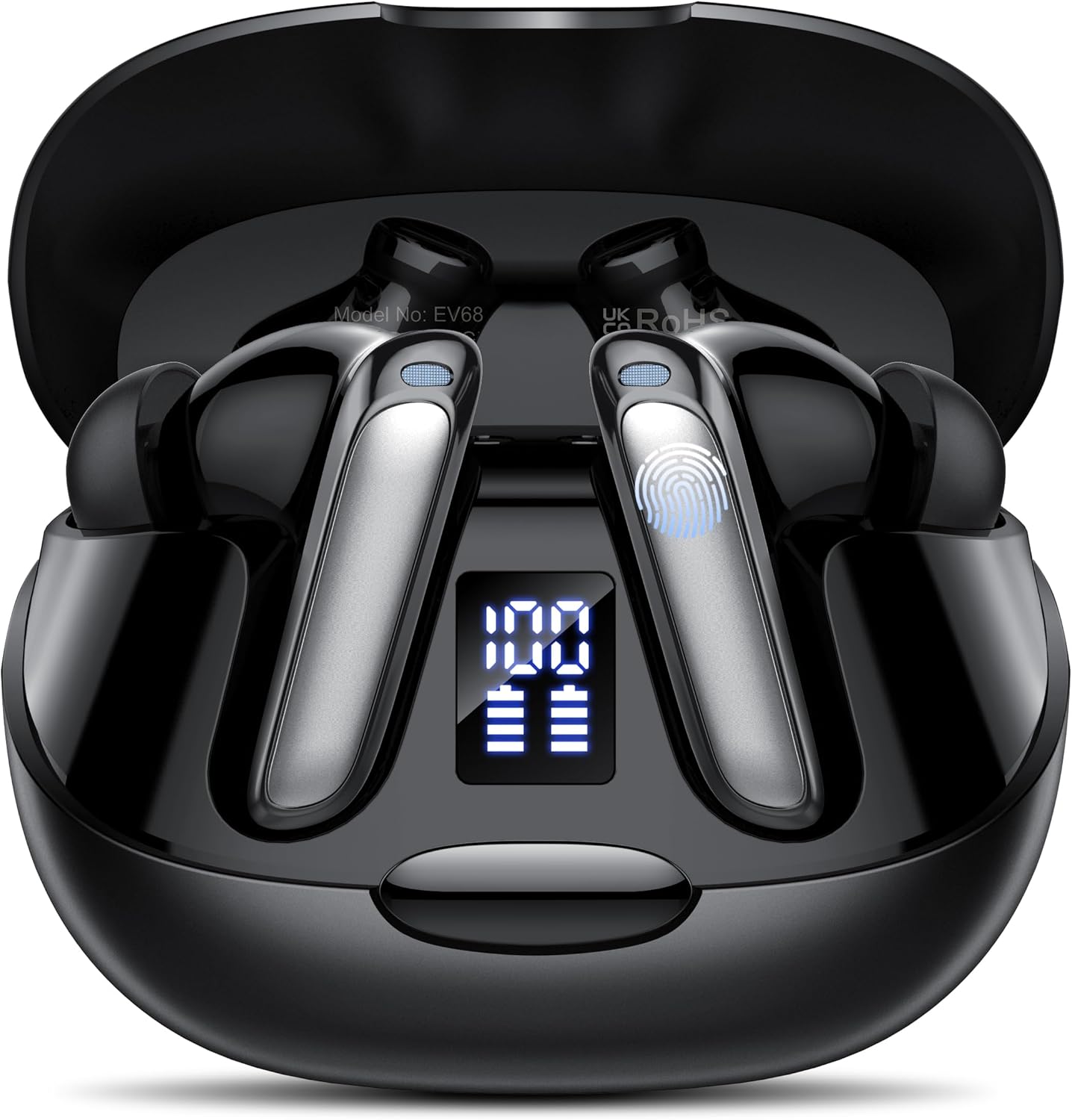 Puqo AI Kopfhörer 3-in-1 Sprachübersetzer 164 Sprachen mit App,48H Bluetooth 5.3