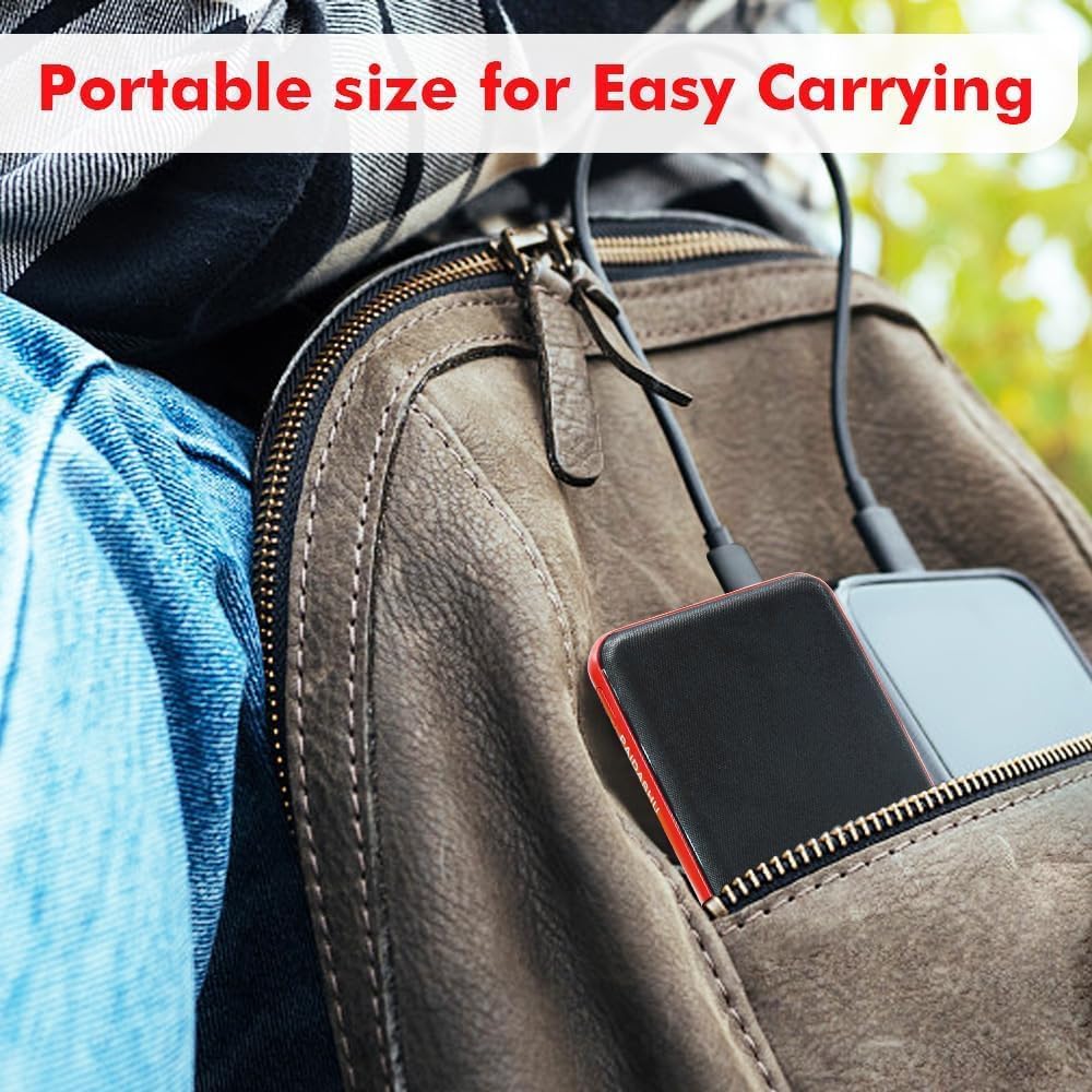 PAIDASHU 2-Pack Power Bank Portable Charger 10600mAh, PD20W 22.5W