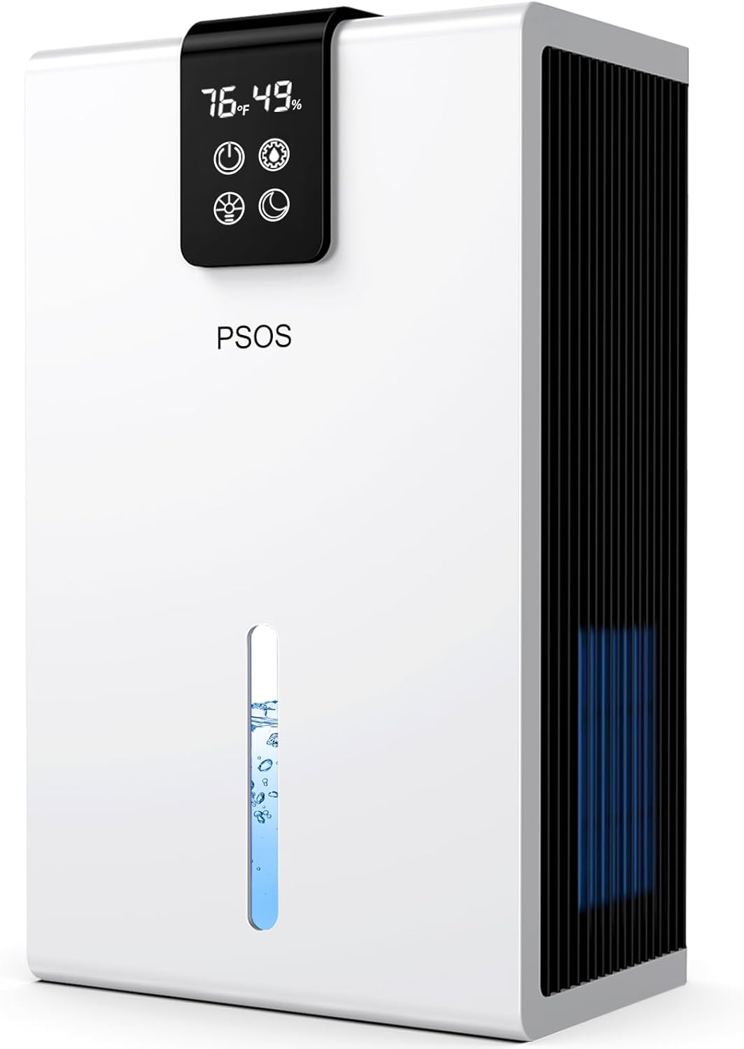 PSOS Luftentfeuchter elektrisch, 2700ML ultra leiser raumenfeuchter mit LED display