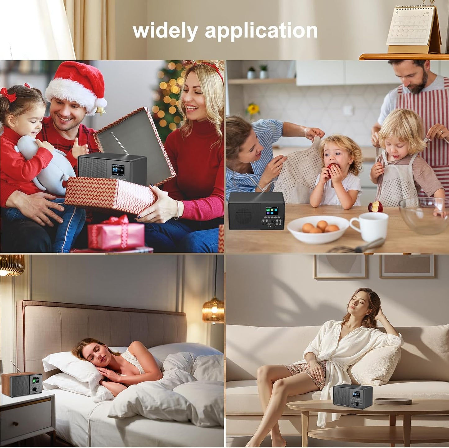 Pazeau DAB+/FM Digitalradio mit Bluetooth 5.0,DAB Plus Nostalgie Radio