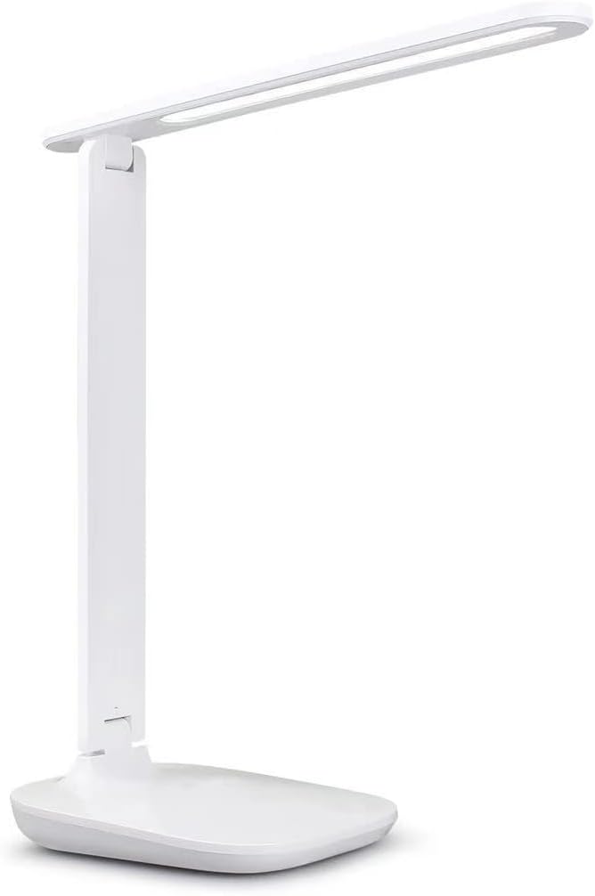 PAPERANG LED-Schreibtischlampe USB 1200mAh mit 3 Beleuchtungsmodi Weiß
