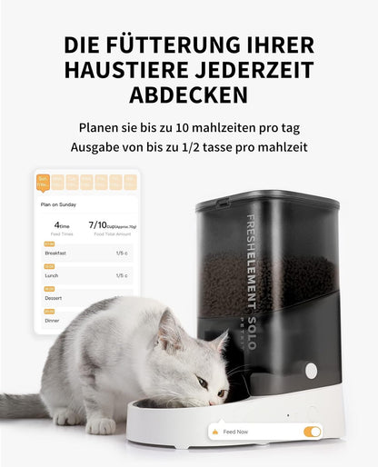 PETKIT Futterautomat Katze, 3L ,Automatischer Futterspender für Katze und Hund1-15 Tag