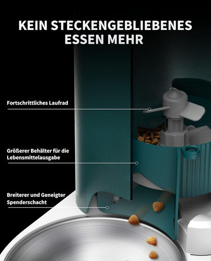 PETKIT Futterautomat Katze, 3L ,Automatischer Futterspender für Katze und Hund1-15 Tag