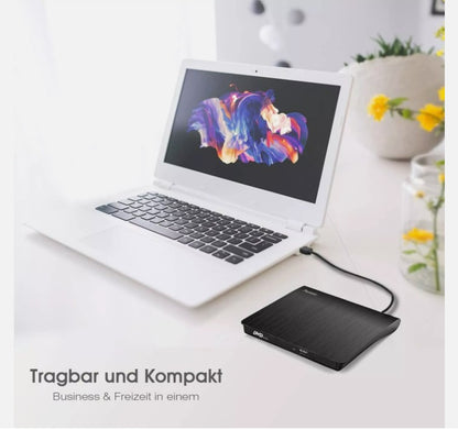 Pecosso ‎BT638 Externes CD/DVD Laufwerk USB 3.0