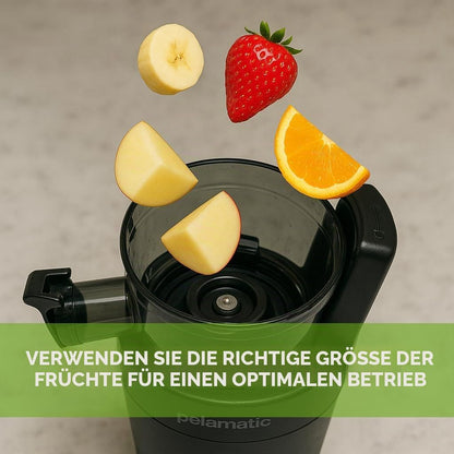 Pelamatic Zuminstant Compact Elektrische Saftpresse,schaumfreier Entsafter