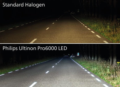 Philips Ultinon Pro6000 Boost gen2 Direct-fit H4-LED Moto, Scheinwerferlampe für Motorräder