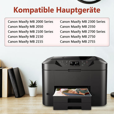 4er-Pack 1500XL Drucker Patronen Kompatibel mit Canon PGI 1500 XL (Schwarz, Magenta, Gelb, Cyan)