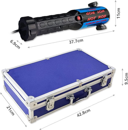 PAKOWIN Magnetisches Induktionsheizgerät-Kit - 1200W 220V Automobilloses Heizwerkzeug mit 10 Spulen