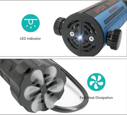 PAKOWIN Magnetisches Induktionsheizgerät-Kit - 1200W 220V Automobilloses Heizwerkzeug mit 10 Spulen